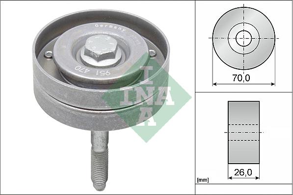 Wilmink Group WG1253094 - Vodeći valjak , klinasti rebrasti remen  www.molydon.hr