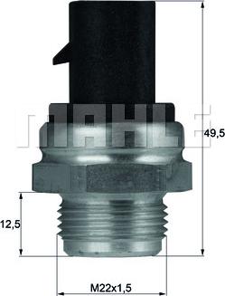 Wilmink Group WG1265983 - Prekidač temperature, ventilator radijatora / klima uređaja www.molydon.hr