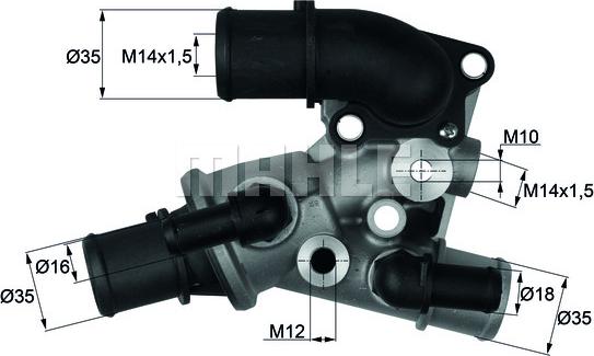 Wilmink Group WG1217563 - Termostat, rashladna tekućinu www.molydon.hr