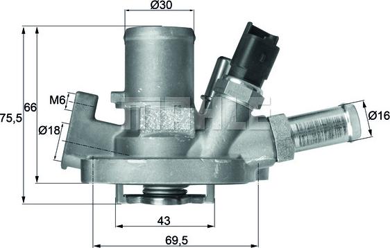 Wilmink Group WG1217600 - Termostat, rashladna tekućinu www.molydon.hr