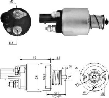 Wilmink Group WG1748331 - Elektromagnetni Prekidač, starter www.molydon.hr