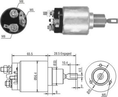 Wilmink Group WG1748224 - Elektromagnetni Prekidač, starter www.molydon.hr