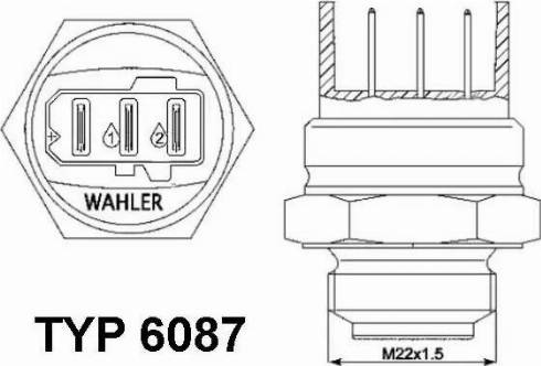 Wilmink Group WG1700195 - Prekidač temperature, ventilator radijatora / klima uređaja www.molydon.hr