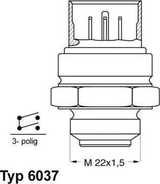 Wilmink Group WG1700188 - Prekidač temperature, ventilator radijatora / klima uređaja www.molydon.hr