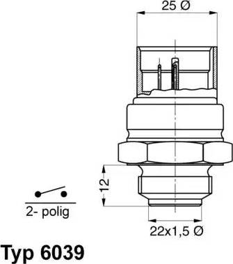 Wilmink Group WG1700191 - Prekidač temperature, ventilator radijatora / klima uređaja www.molydon.hr