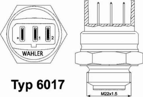 Wilmink Group WG1700176 - Prekidač temperature, ventilator radijatora / klima uređaja www.molydon.hr