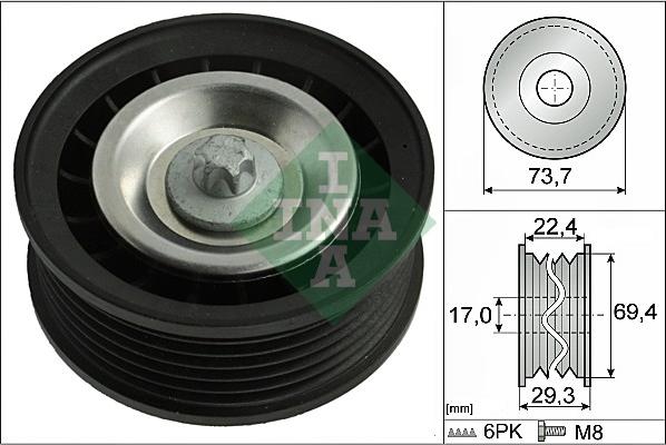 Wilmink Group WG1710136 - Vodeći valjak , klinasti rebrasti remen  www.molydon.hr