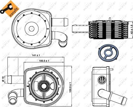 Wilmink Group WG1720038 - Uljni hladnjak, ulje za motor www.molydon.hr