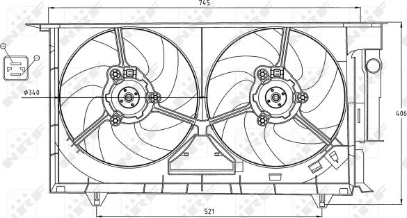 Wilmink Group WG1720173 - Ventilator, hladjenje motora www.molydon.hr