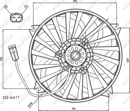 Wilmink Group WG1720172 - Ventilator, hladjenje motora www.molydon.hr