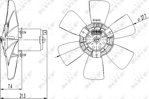 Wilmink Group WG1720353 - Ventilator, hladjenje motora www.molydon.hr