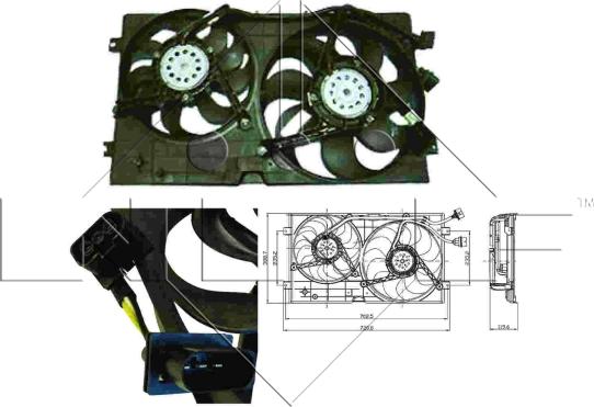 Wilmink Group WG1720364 - Ventilator, hladjenje motora www.molydon.hr