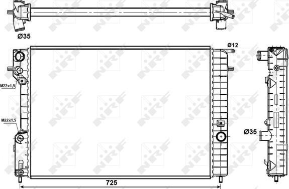 Wilmink Group WG1721555 - Hladnjak, hladjenje motora www.molydon.hr