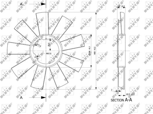 Wilmink Group WG1721058 - Rotor ventilatora, hladjenje motora www.molydon.hr