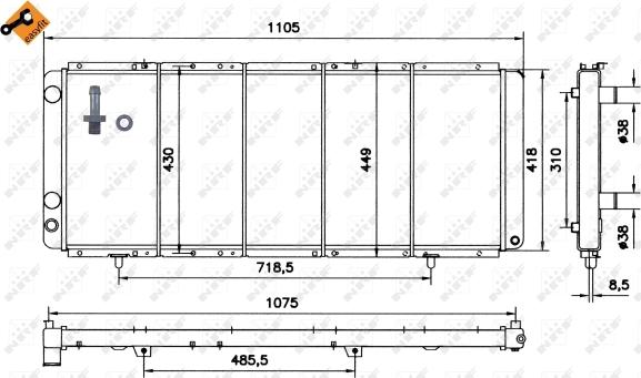 Wilmink Group WG1721777 - Hladnjak, hladjenje motora www.molydon.hr