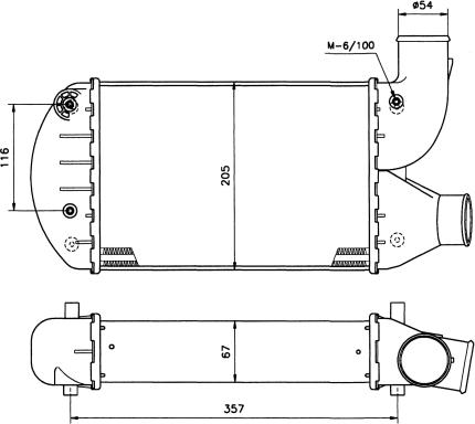 Wilmink Group WG1723721 - Intercooler, hladnjak www.molydon.hr