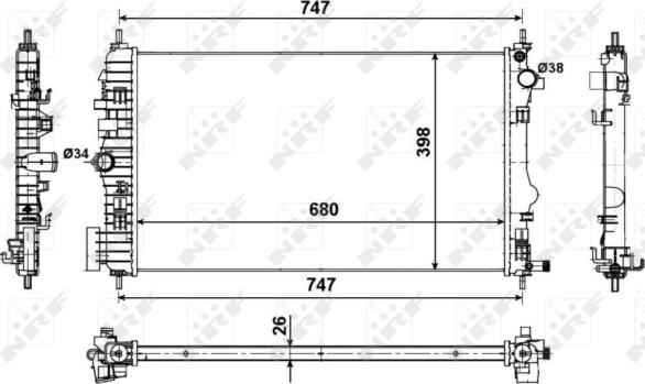 Wilmink Group WG1722590 - Hladnjak, hladjenje motora www.molydon.hr