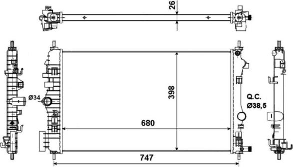 Wilmink Group WG1722592 - Hladnjak, hladjenje motora www.molydon.hr