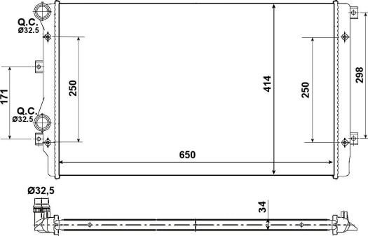 Wilmink Group WG1722288 - Hladnjak, hladjenje motora www.molydon.hr