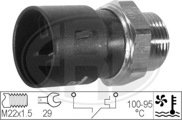 Wilmink Group WG1777095 - Prekidač temperature, ventilator radijatora / klima uređaja www.molydon.hr