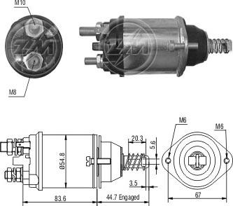 Wilmink Group WG2018034 - Elektromagnetni Prekidač, starter www.molydon.hr