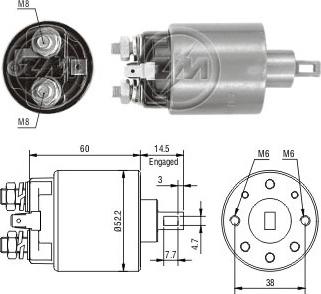 Wilmink Group WG2018136 - Elektromagnetni Prekidač, starter www.molydon.hr