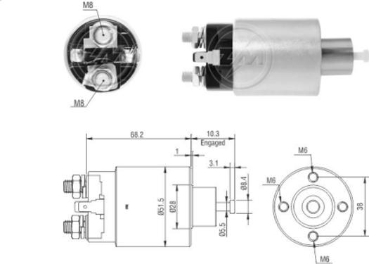 Wilmink Group WG2018203 - Elektromagnetni Prekidač, starter www.molydon.hr