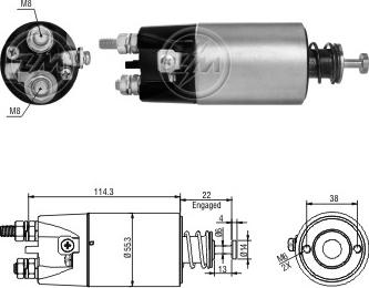 Wilmink Group WG2017650 - Elektromagnetni Prekidač, starter www.molydon.hr