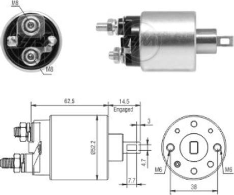 Wilmink Group WG2017793 - Elektromagnetni Prekidač, starter www.molydon.hr