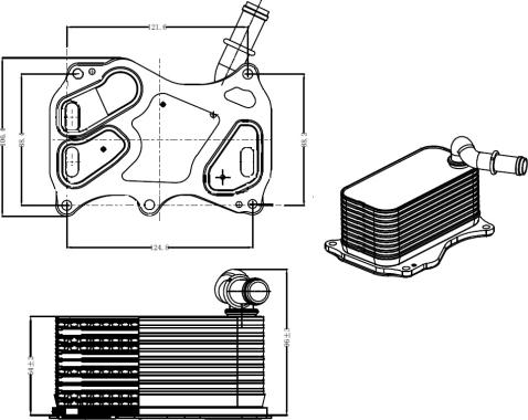 Wilmink Group WG2158898 - Uljni hladnjak, ulje za motor www.molydon.hr