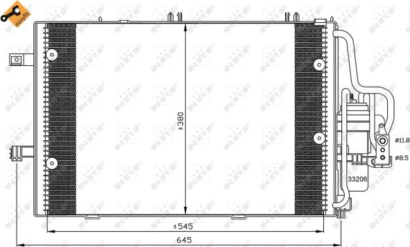 Wilmink Group WG2160959 - Kondenzator, klima-Uređaj www.molydon.hr