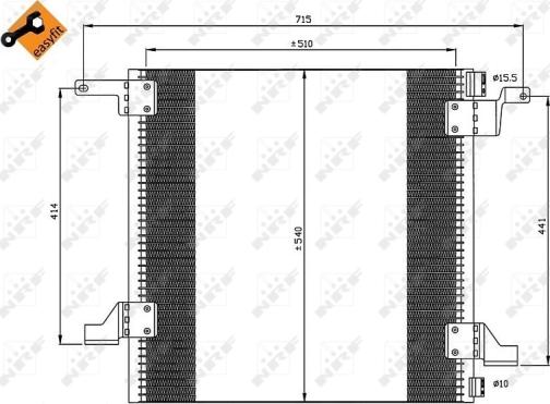 Wilmink Group WG2160955 - Kondenzator, klima-Uređaj www.molydon.hr