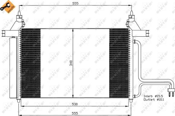 Wilmink Group WG2160934 - Kondenzator, klima-Uređaj www.molydon.hr