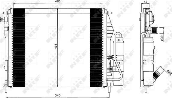 Wilmink Group WG2160974 - Kondenzator, klima-Uređaj www.molydon.hr