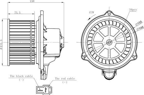 Wilmink Group WG2160408 - Ventilator kabine/unutrasnjeg prostora www.molydon.hr