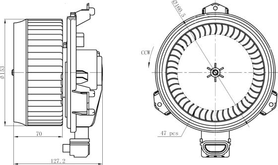 Wilmink Group WG2160411 - Ventilator kabine/unutrasnjeg prostora www.molydon.hr