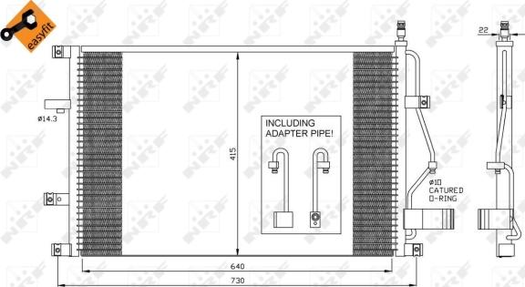 Wilmink Group WG2160887 - Kondenzator, klima-Uređaj www.molydon.hr