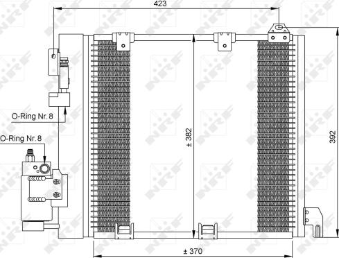 Wilmink Group WG2160831 - Kondenzator, klima-Uređaj www.molydon.hr