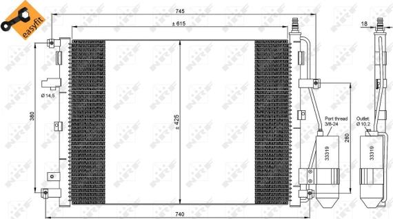 Wilmink Group WG2161161 - Kondenzator, klima-Uređaj www.molydon.hr