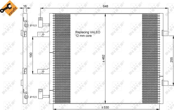 Wilmink Group WG2161131 - Kondenzator, klima-Uređaj www.molydon.hr