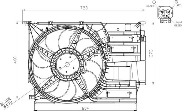 Wilmink Group WG2161774 - Ventilator, hladjenje motora www.molydon.hr