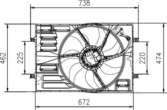 Wilmink Group WG2161770 - Ventilator, hladjenje motora www.molydon.hr