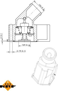 Wilmink Group WG2184741 - Termostat, rashladna tekućinu www.molydon.hr