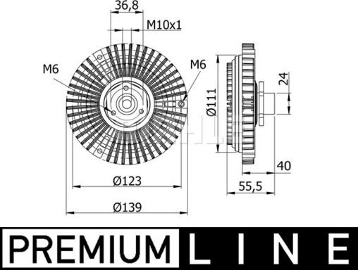 Wilmink Group WG2180465 - kvačilo, ventilator hladnjaka www.molydon.hr