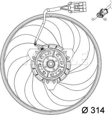 Wilmink Group WG2180510 - Ventilator, hladjenje motora www.molydon.hr