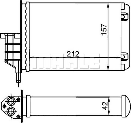 Wilmink Group WG2180054 - Izmjenjivač topline, grijanje unutrasnjeg prostora www.molydon.hr