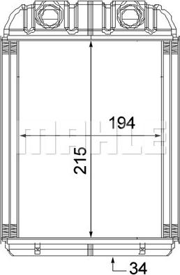 Wilmink Group WG2180055 - Izmjenjivač topline, grijanje unutrasnjeg prostora www.molydon.hr