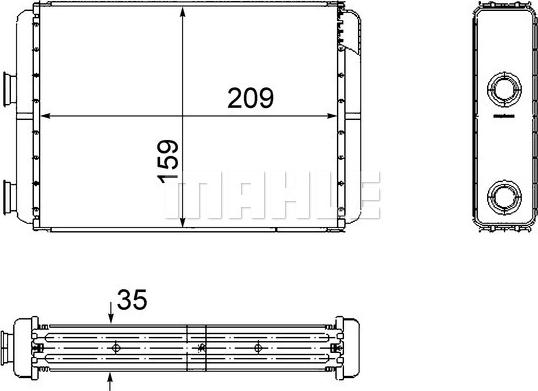 Wilmink Group WG2180176 - Izmjenjivač topline, grijanje unutrasnjeg prostora www.molydon.hr