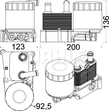 Wilmink Group WG2181138 - Uljni hladnjak, ulje za motor www.molydon.hr