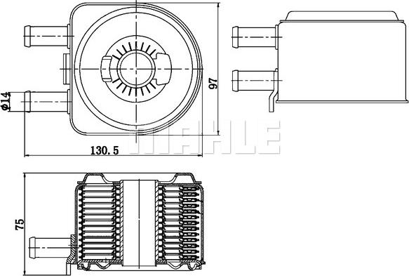 Wilmink Group WG2181121 - Uljni hladnjak, ulje za motor www.molydon.hr